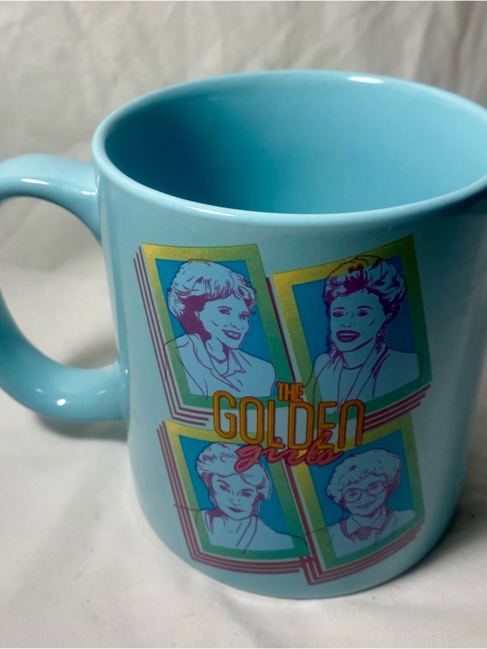 The Golden Girls Blue Ceramic Mug - Collectible TV Show Drinkware